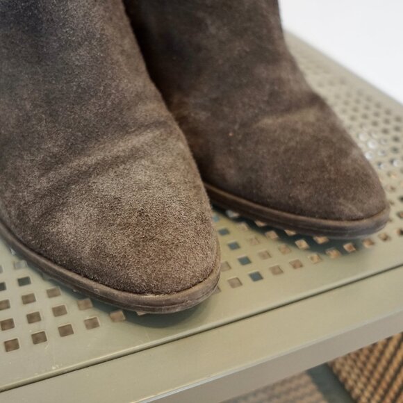 Steve Madden Saudy Suede Over-the-Knee Boots Size 8 - Dark Grey - Picture 4 of 11